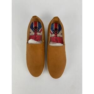 English Laundry Wynne Leather Slip On Loafers Mens 10.5 Cognac Brown ELS2004 New